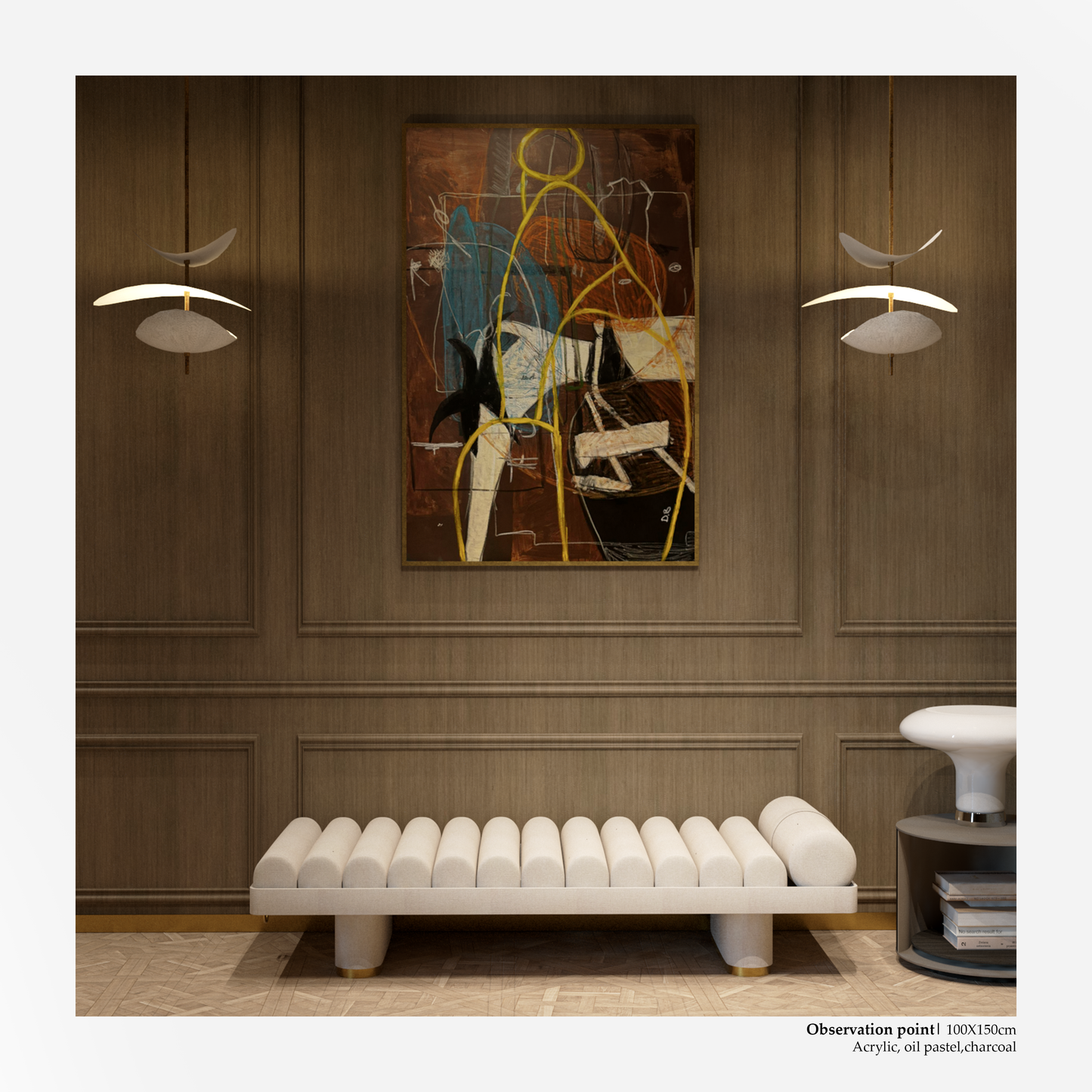 'Observation point' Painting