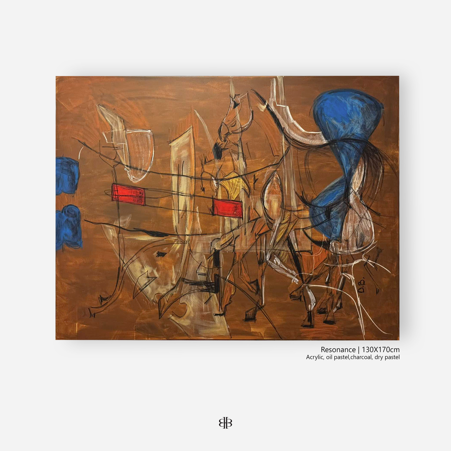 'Resonance' Painting on canvas