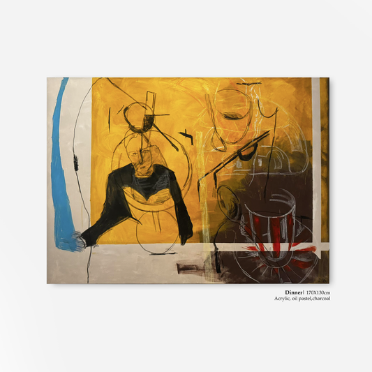 'Dinner' Painting