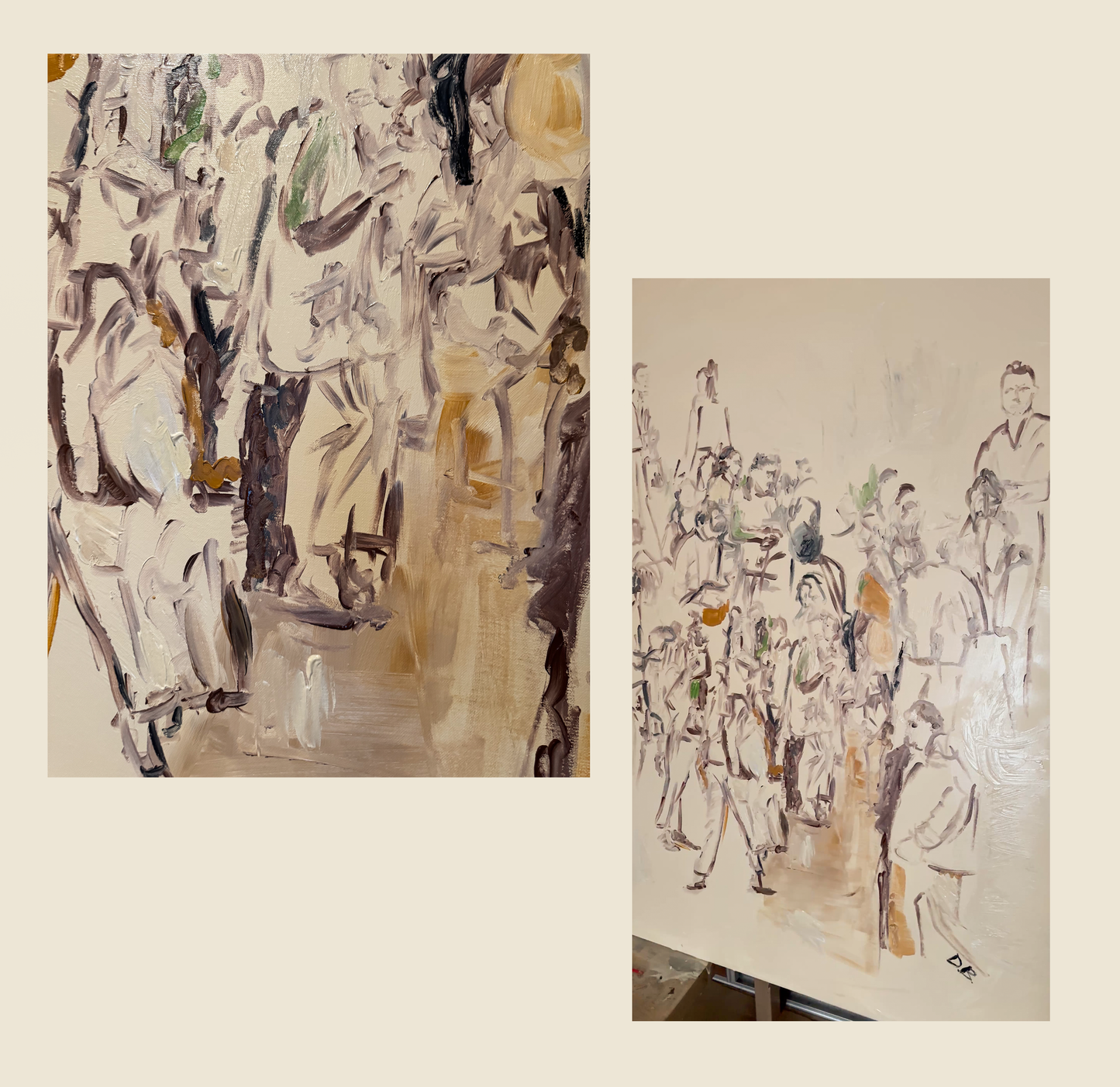 "Conversations" painting