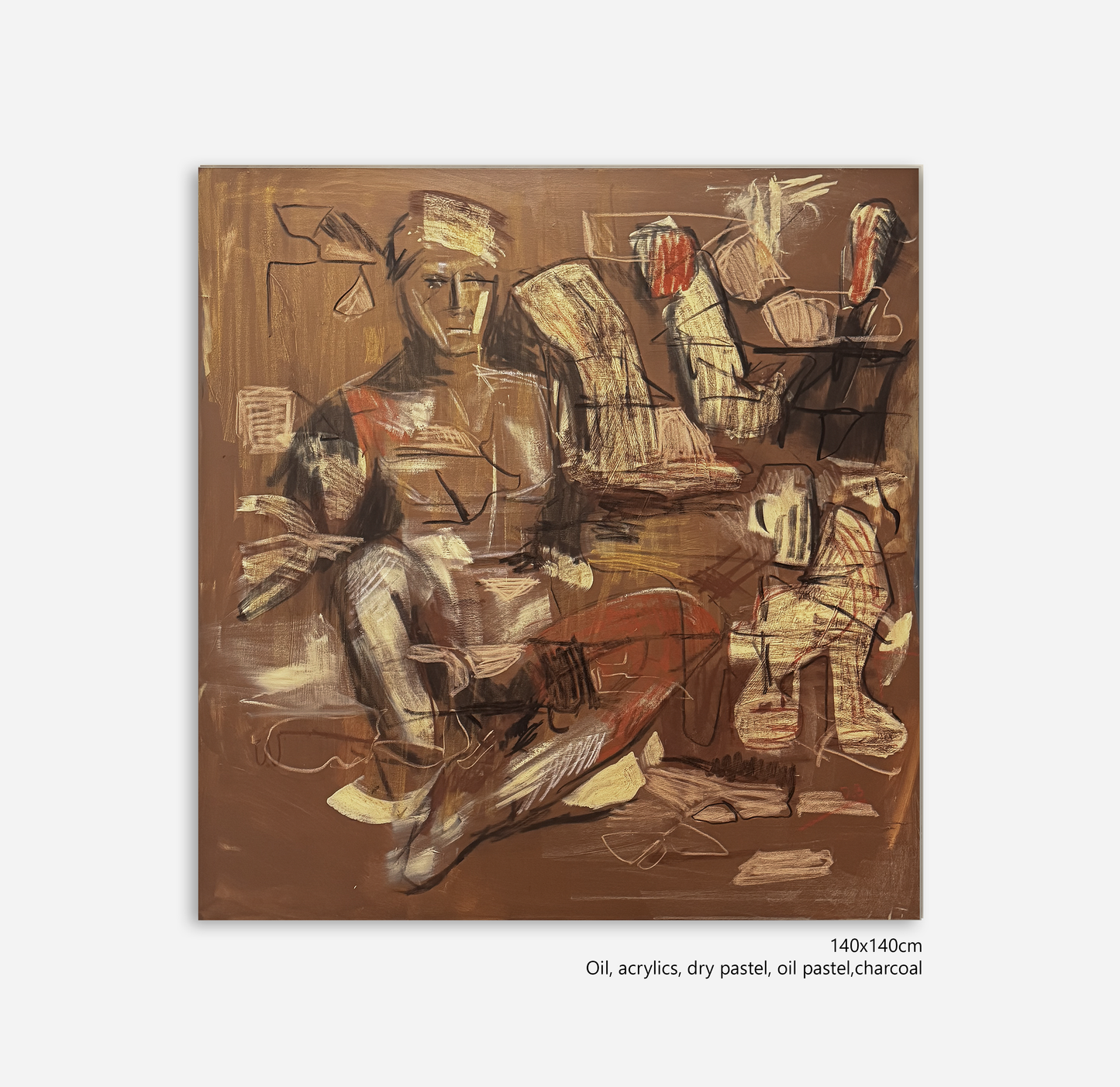 "The waiting room" painting