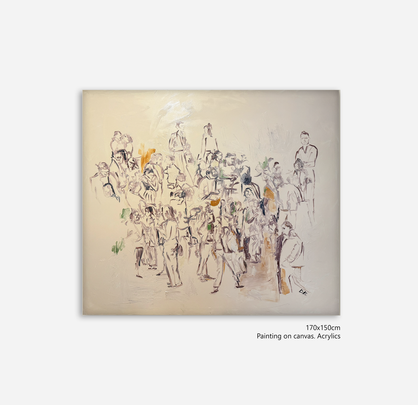 "Conversations" painting