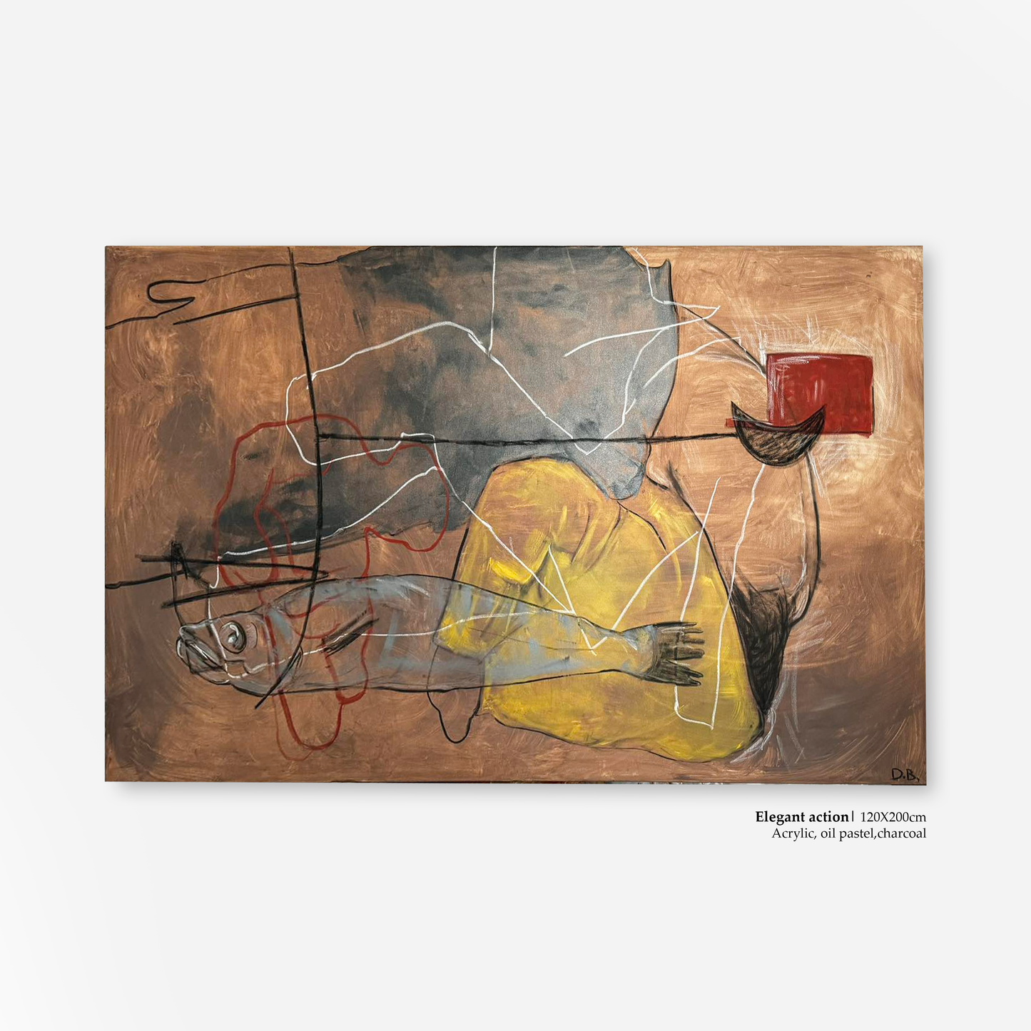 'Elegant action' Painting