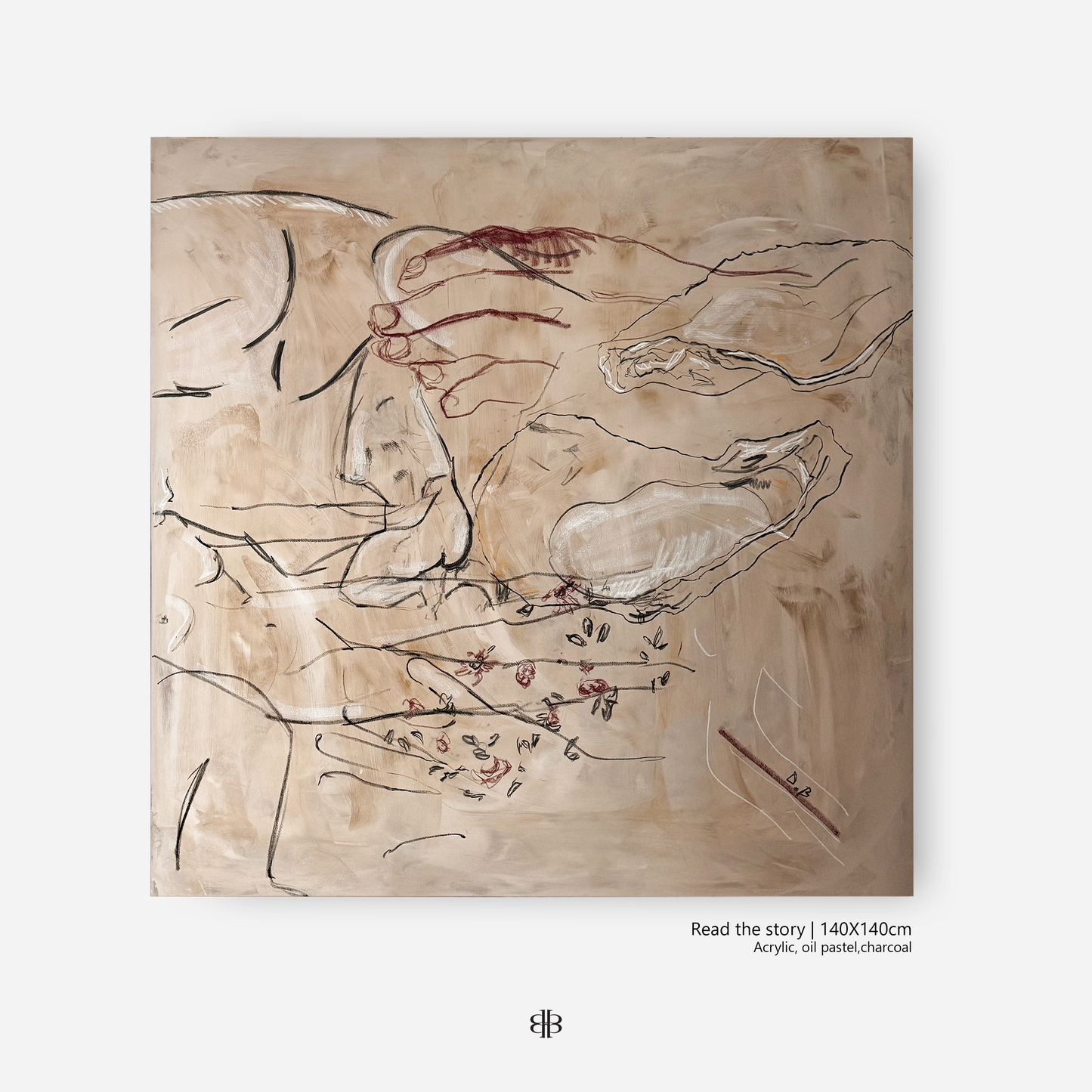 "Read the story" painting