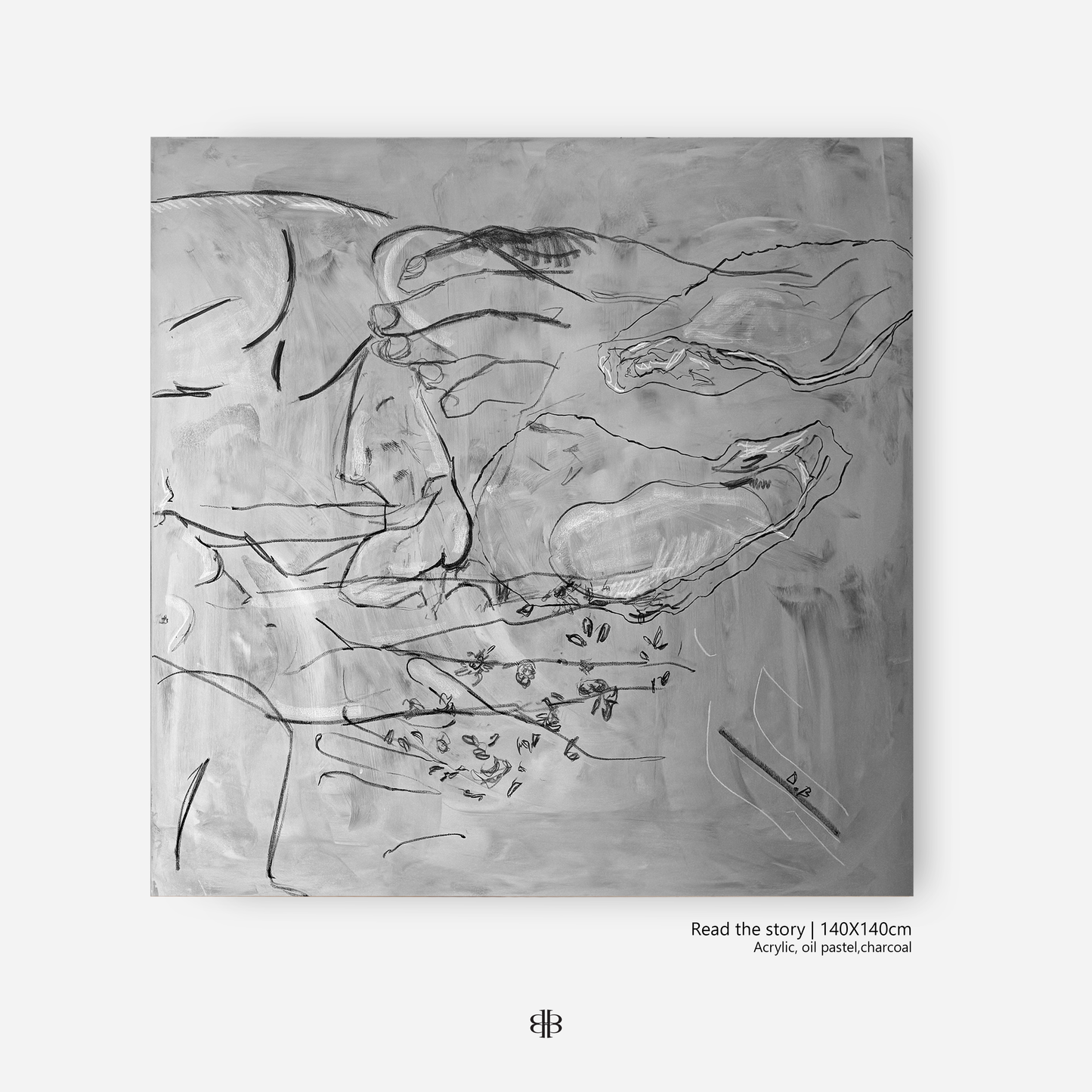 "Read the story" painting