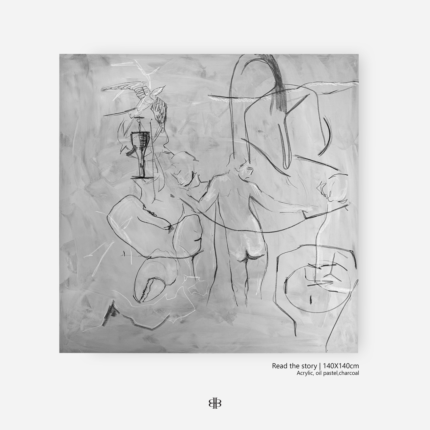 "Read the story" painting