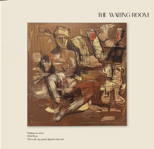 "The waiting room" painting